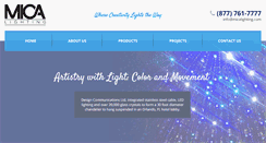 Desktop Screenshot of micalighting.com